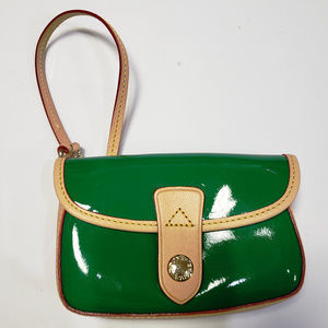 Dooney & Bourke Green Leather Small wristlet
